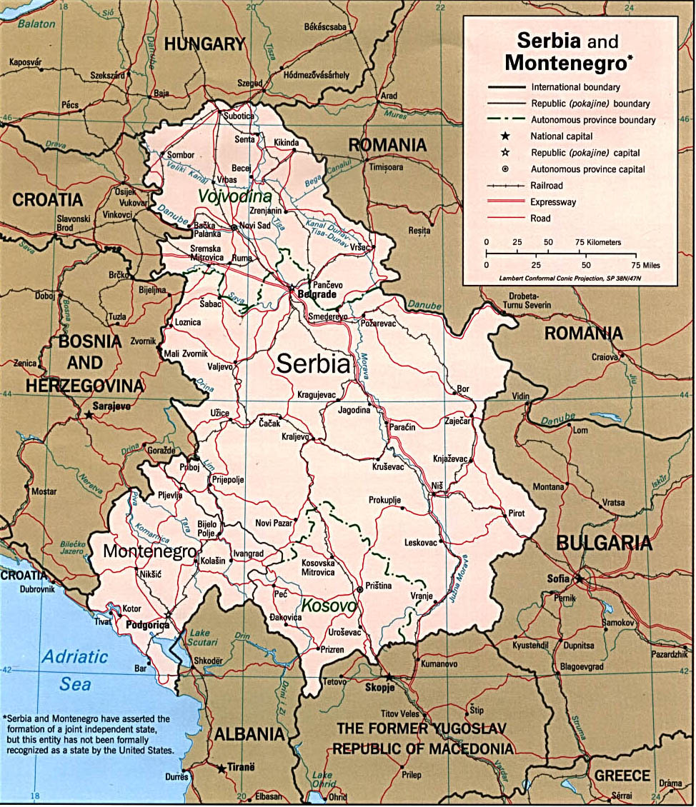 Карта достопримечательностей сербии - 81 фото